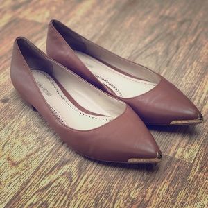 Pour la victoire leather flats